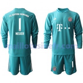 Maillot de Foot Bayern Munich Manuel Neuer 1 Gardien Domicile 2020-21 Manches Longues - Enfant